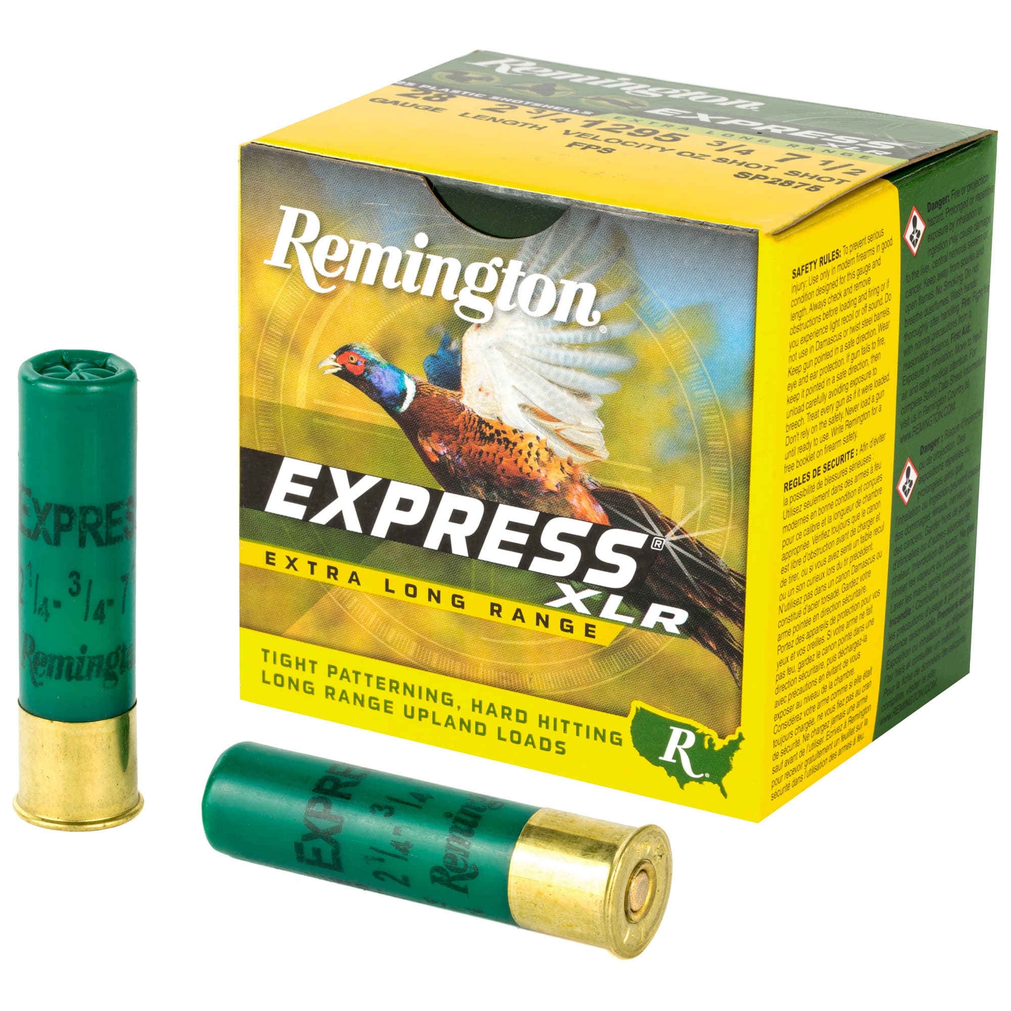 Remington Express Extra Long Range Loads 28 Gauge 7.5 Shot 3/4 Ounce 25 Rounds