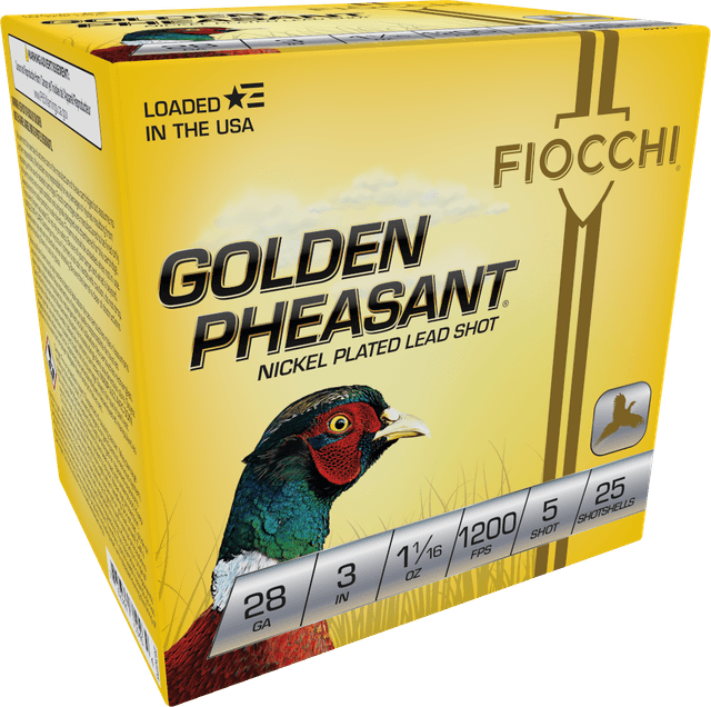 Fiocchi Golden Pheasant Extrema 28 Gauge Shot 1 1/16 oz 25 Rounds