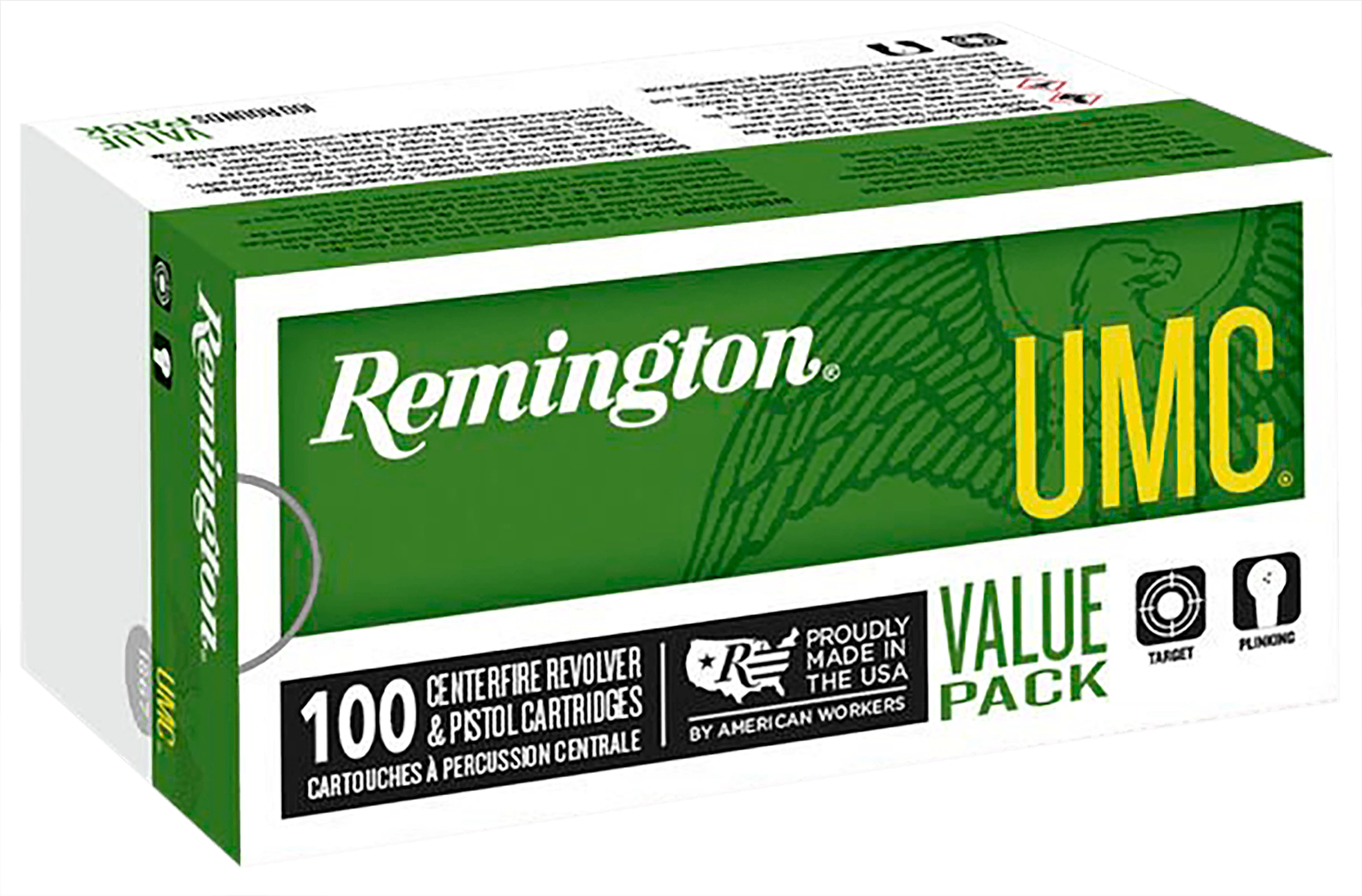 Remington UMC 40 S&W Jacketed Hollow Point 180 Grain 100 Rounds