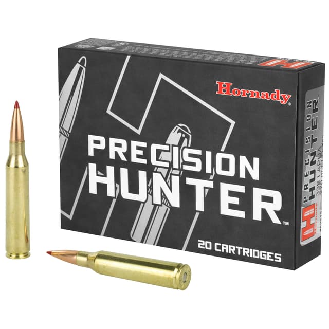 Hornady, Precision Hunter, 338 Lapua Magnum, Eld X, 270 Grain, 20 Rounds