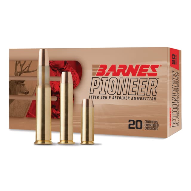 Barnes Bullets Pioneer Lever Gun Ammo 30-30 Winchester TSX Flat Nose 150 Grain 20 Rounds