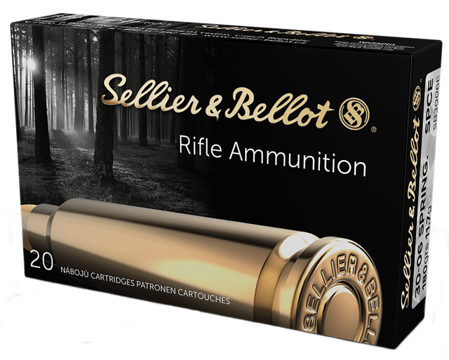 Sellier & Bellot SB3006E 30-06 Springfield Soft Point 180 Grain 20 Rounds