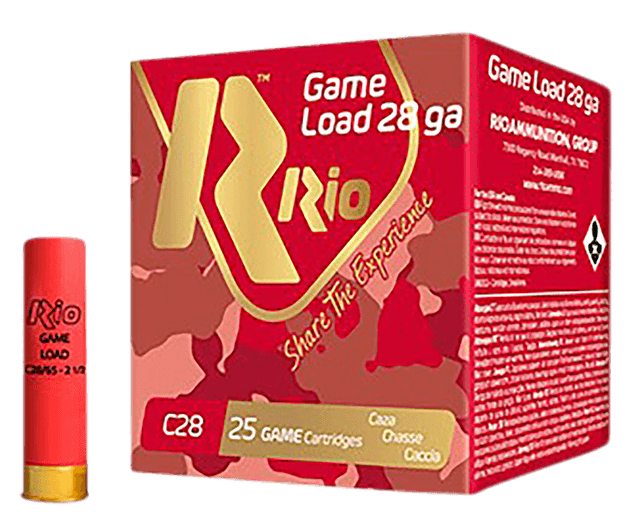 Rio Ammunition RCHV2875 Game Load Heavy Field 28Gauge 2.75" 1oz 7.5Shot 25 Rounds