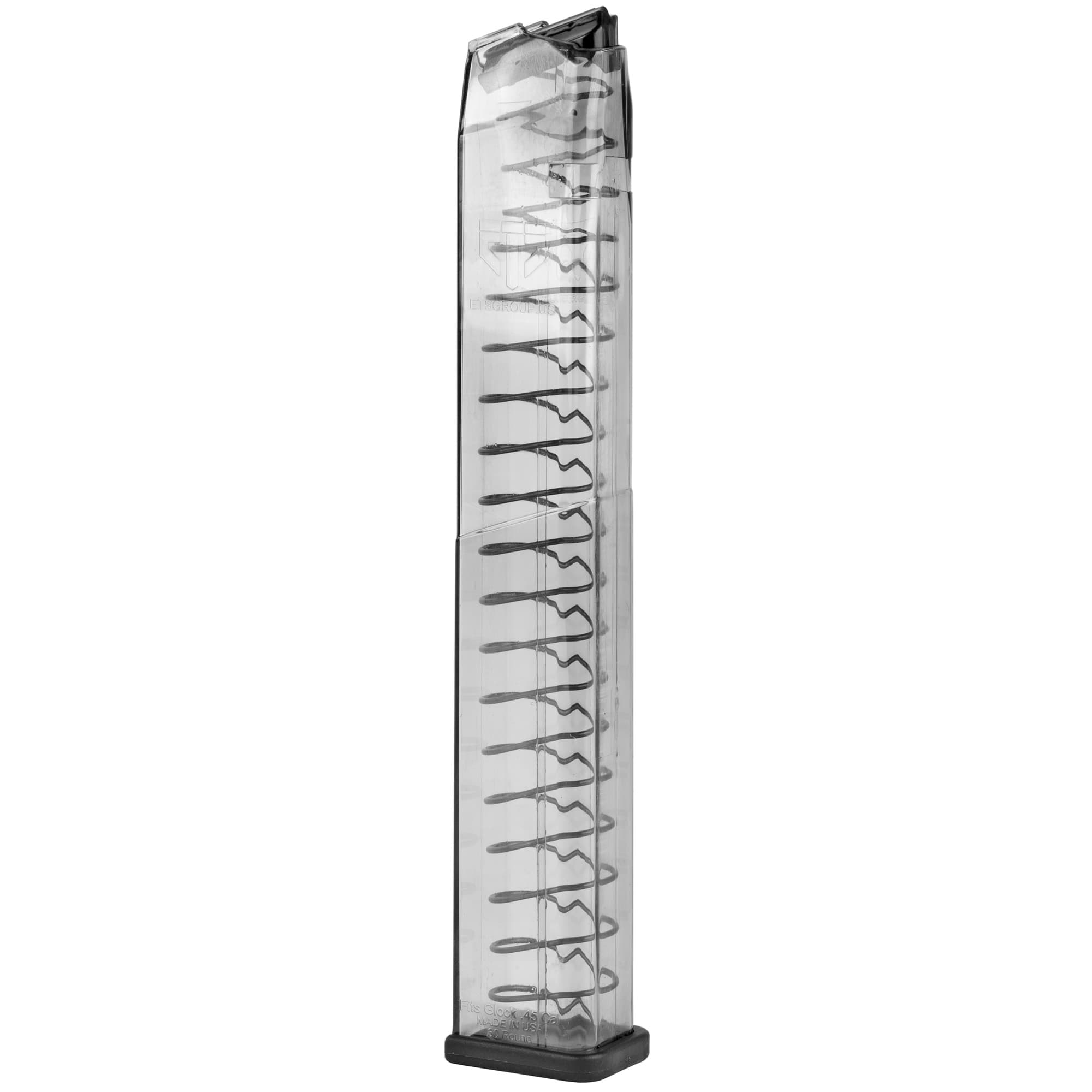 ETS Glock 21 45 ACP 30rd Clear Magazine