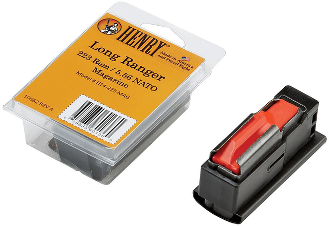 Henry H14223MAG Long Ranger 5rd Magazine .223 Rem Blued Steel
