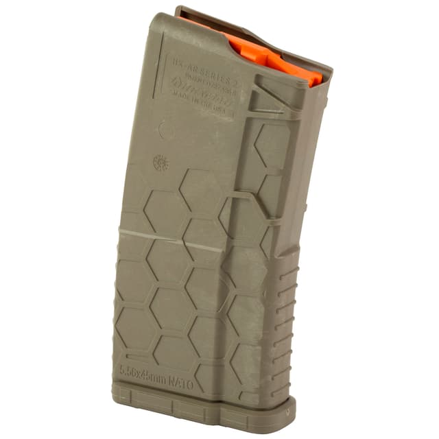 Hexmag HX20AR15FDE 20rd Flat Dark Earth Polymer Magazine for AR-15 5.56 NATO
