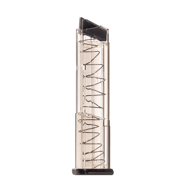 ETS 9mm Magazine Fits Smith & Wesson Shield 12 Round Clear Extended
