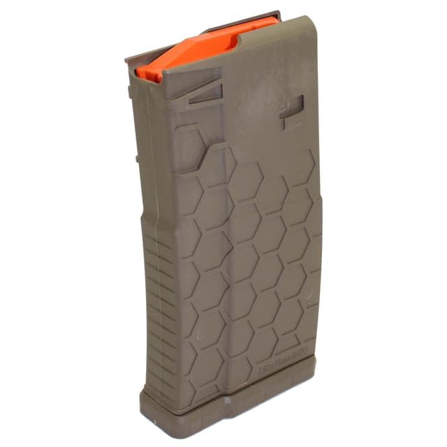 Hexmag 20rd SR-25 Flat Dark Earth Magazine for AR-10 308 Win 7.62x51mm NATO