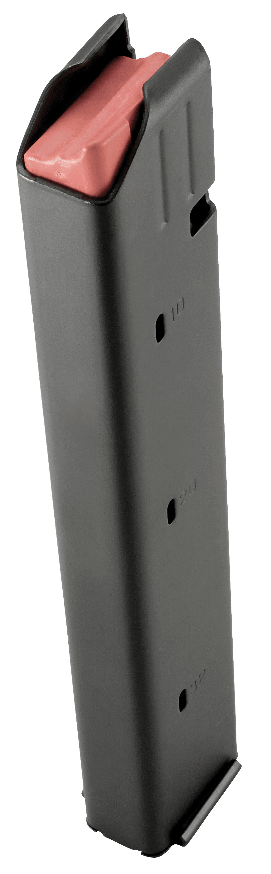 DuraMag 32rd 9mm Luger Colt Pattern Magazine for AR-15 with Orange Follower