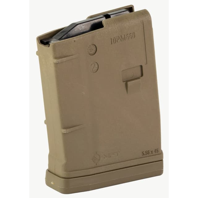 Mission First Tactical MAG MFT 5.56 10RD FDE AR-15 Magazine 5.56 NATO 223 Remington