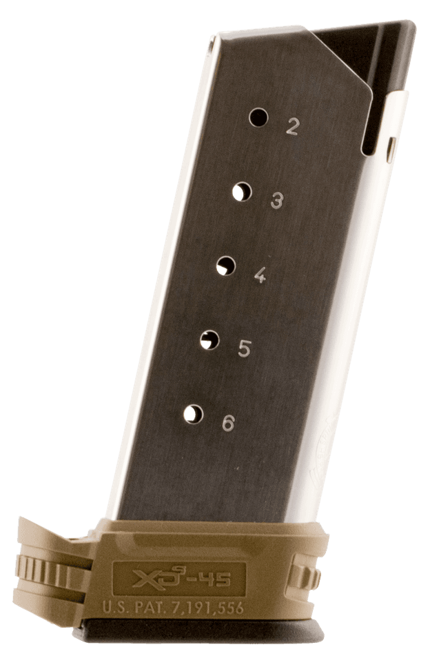 Springfield Armory XDS5001FDE Backstrap Sleeve 45 ACP Polymer Flat Dark Earth