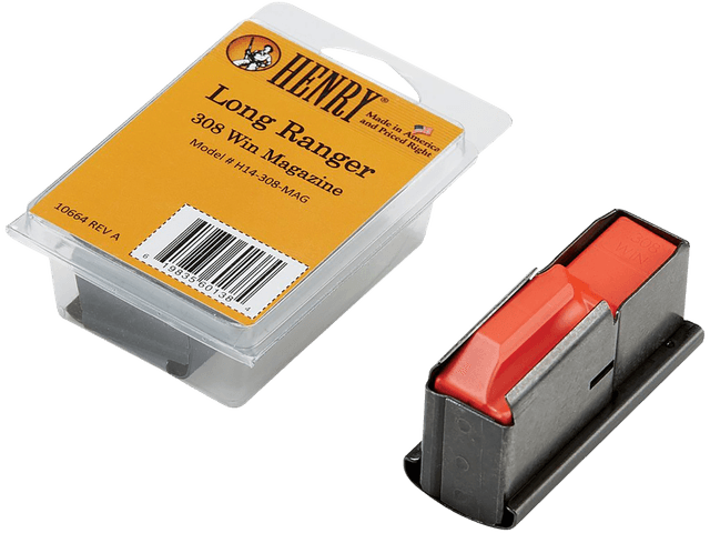Henry H14308MAG Long Ranger 4rd 308 Win Blued Steel Magazine