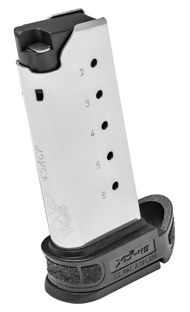 Springfield Armory XD-S Mod2 6rd .45 ACP Stainless Steel Magazine
