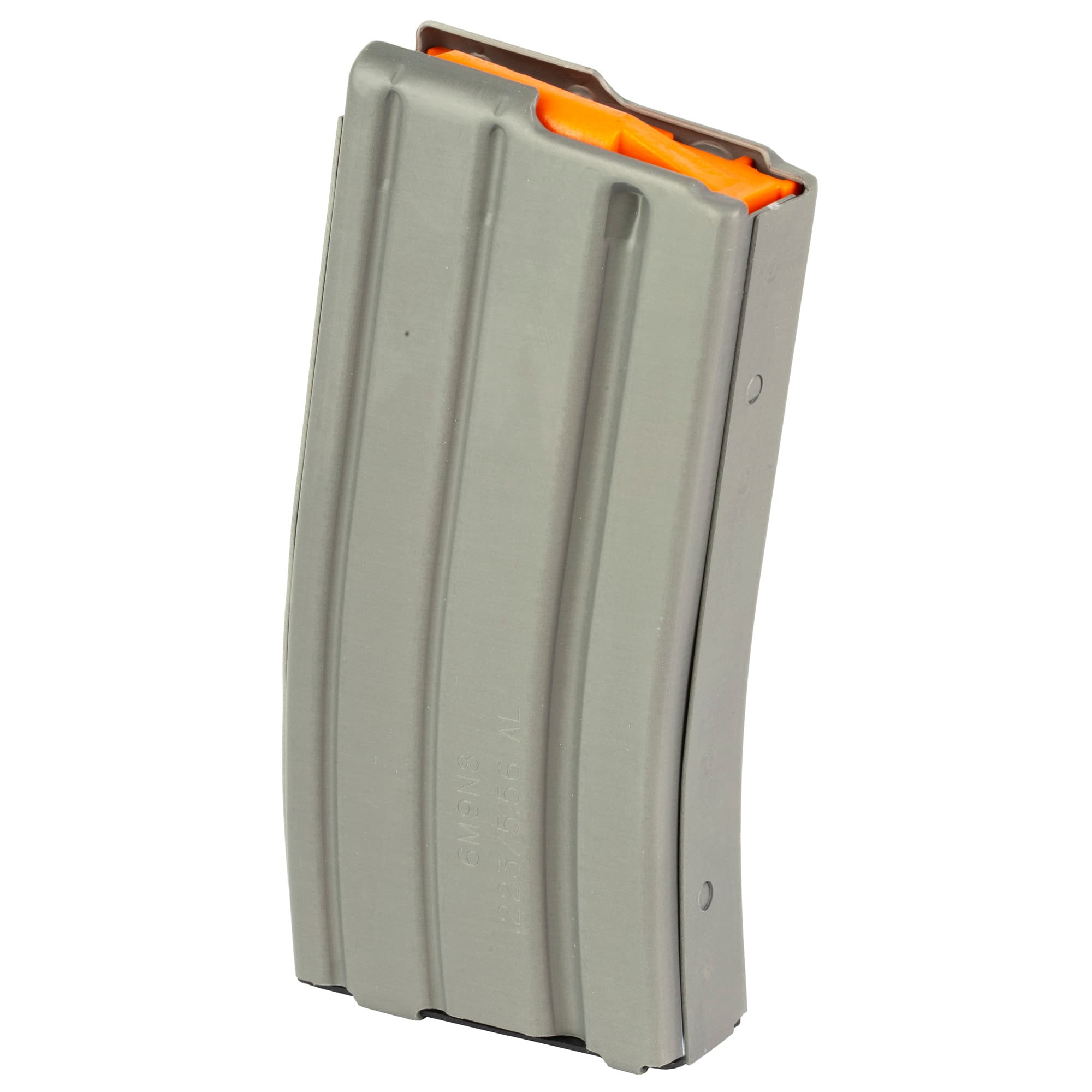 DuraMag 20rd Magazine Gray Aluminum for AR-15 300 Blackout 223 Cal 5.56