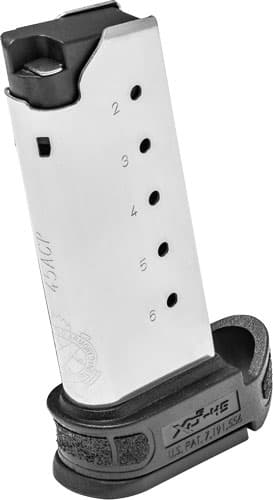 Springfield Armory XDSG5005 Mag Sleeve Polymer .45 ACP Silver Compatible XDS Mod.2