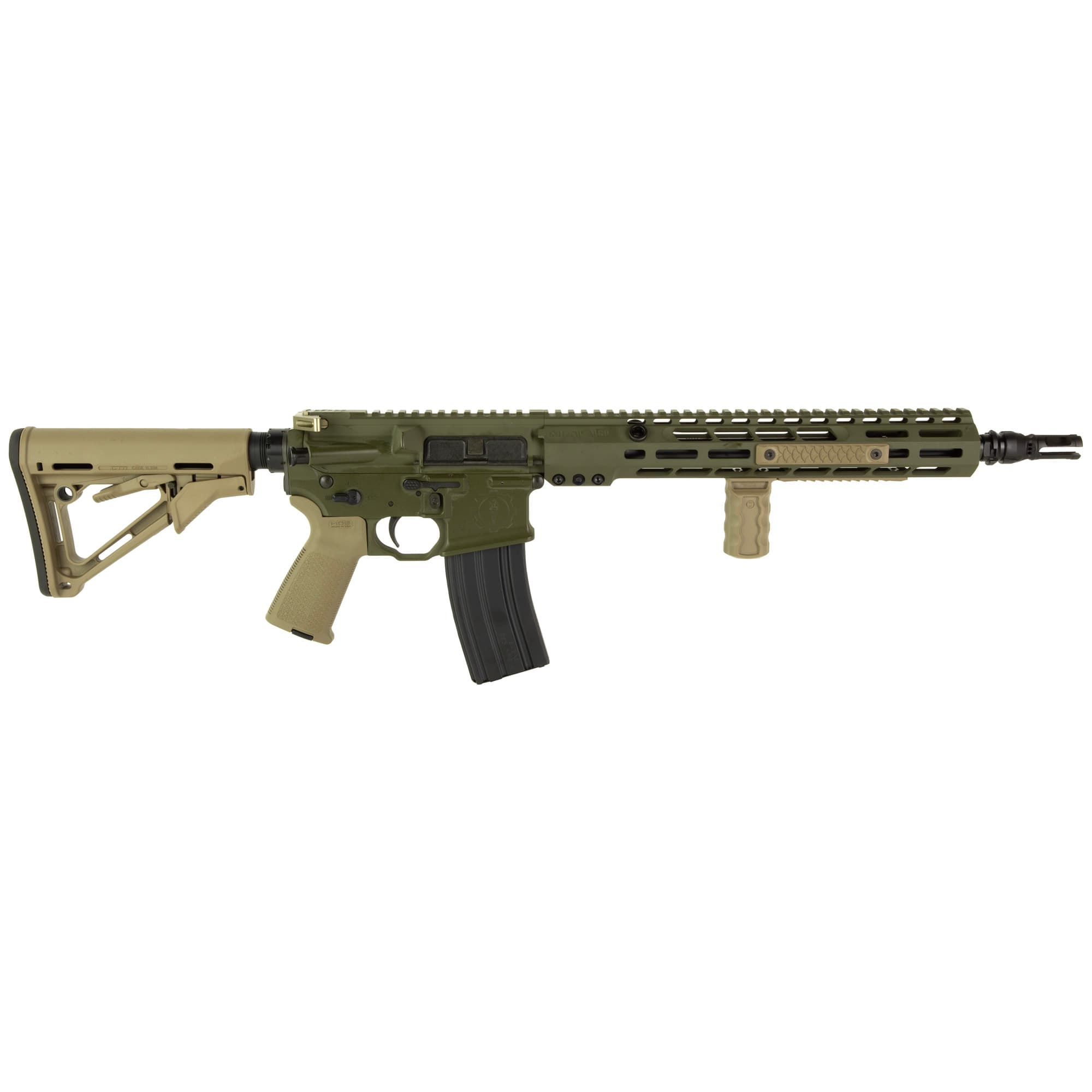 Sons of Liberty Gun Works Sage Dynamics M4-76 5.56 NATO 13.7in 30 Round Olive Drab Cerakote