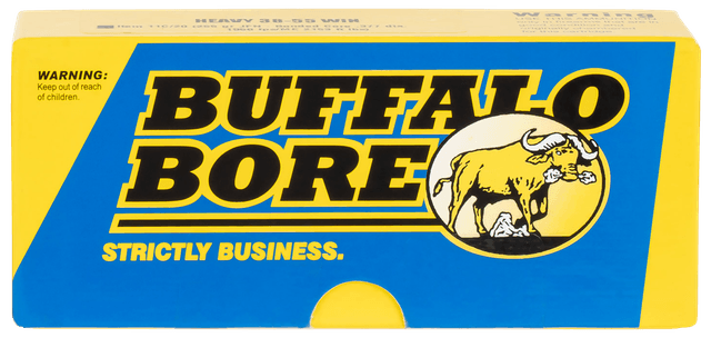 Buffalo Bore Ammunition 11C20 Heavy Strictly Business 38-55Win 255gr Semi Jacketed Flat Point 20 Rounds