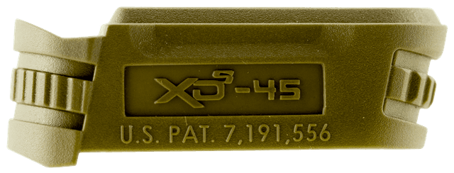 Springfield Armory XDS5001MFDE Polymer Backstrap Sleeve Flat Dark Earth 45 ACP XD-S