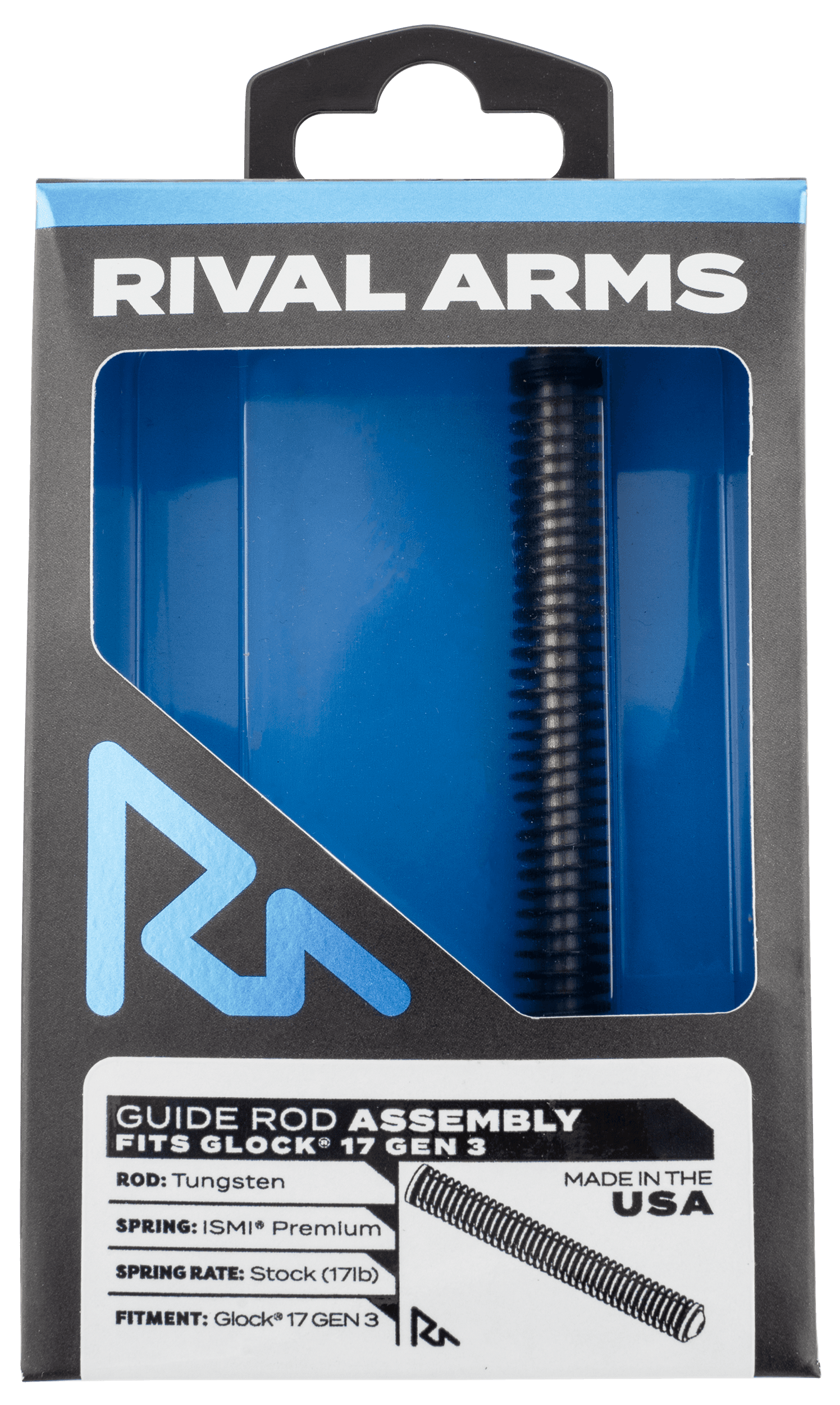 Rival Arms RA50G101T Guide Rod Assembly for Glock 17 Gen3 Tungsten