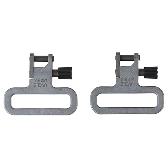 Uncle Mike's 18112 Mag Cap Swivel Set made of Steel with Blued Finish, 1" Loop Size & Quick Detach Style for Mossberg 590, 835 Includes Two Super Swivels