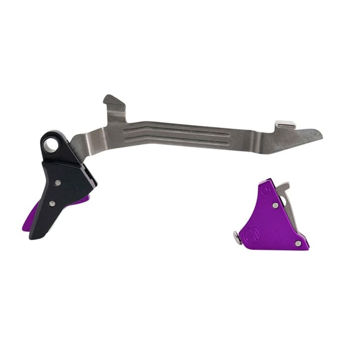 Timney Alpha Trigger for Glock Gen 5 G17 G19 G34 3lbs Anodized Purple