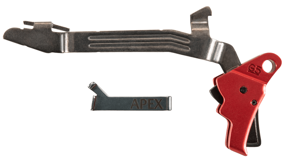 Apex Tactical Action Enhancement Red Drop-in Trigger Compatible with Glock Gen5
