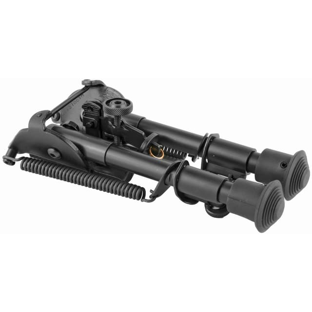 Harris Bipods BR1A2 Non-Swivel BR Bipod Black 6-9" Steel/Aluminum