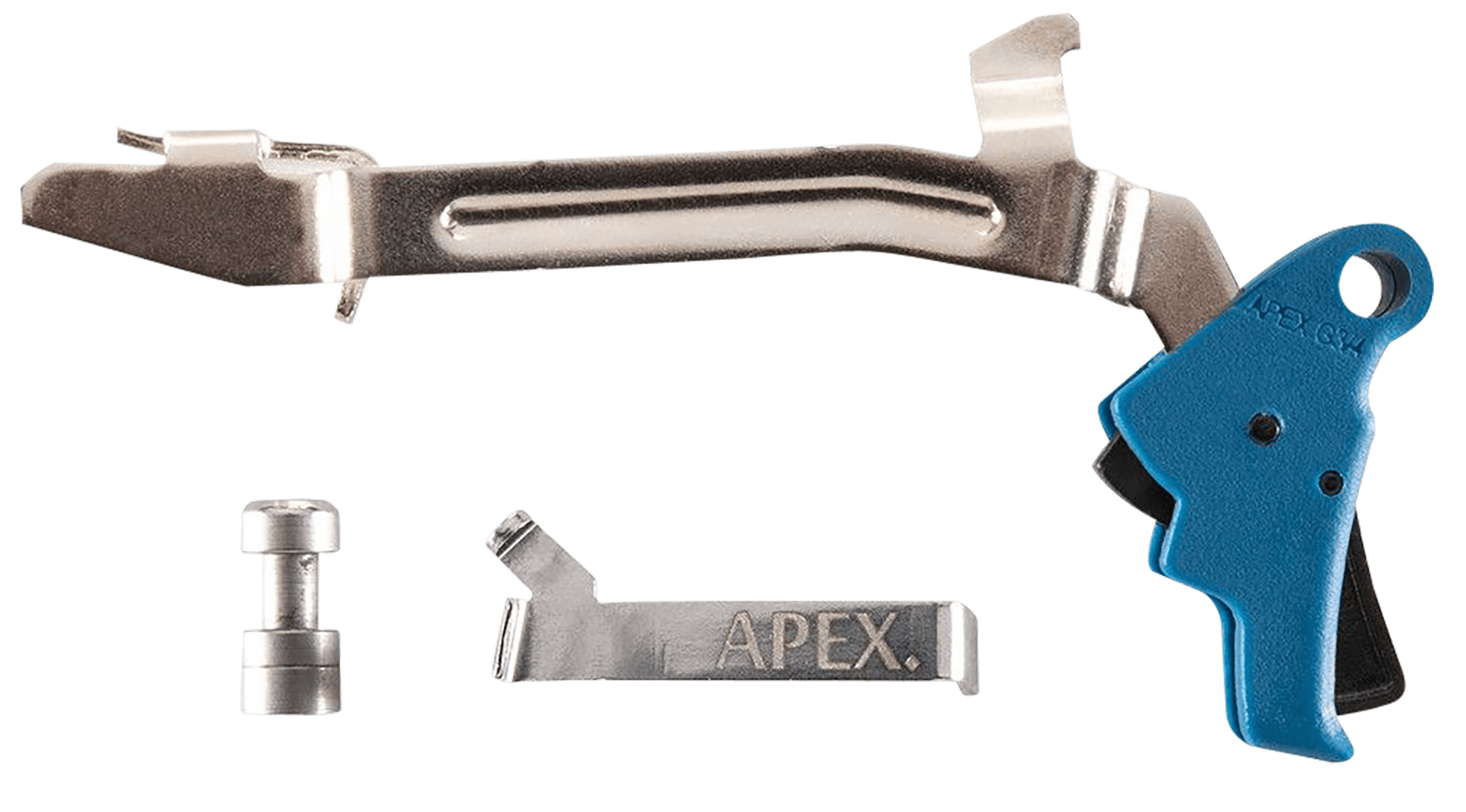Apex Tactical 102P175 Action Enhancement Slim Blue Drop-In Compatible w/Glock Gen3-4
