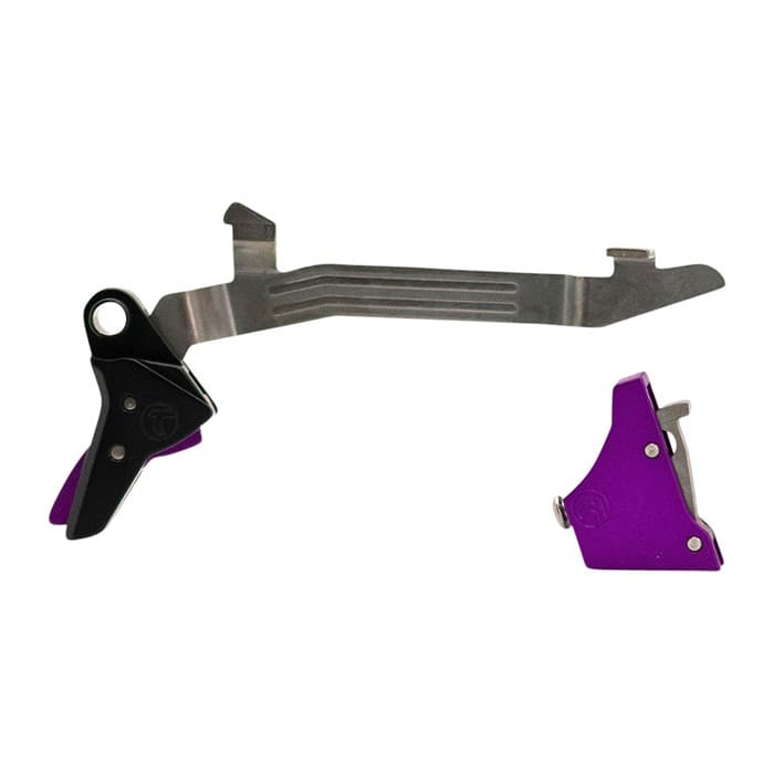 Timney Alpha Trigger for Glock Gen 3-4 17 19 22 23 34 Purple Anodized