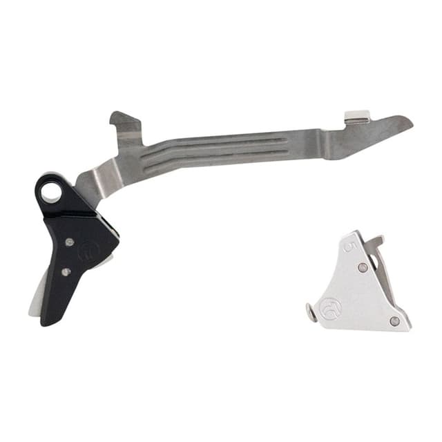Timney Triggers Alpha Competition Silver Straight Trigger for Glock Gen5 and Glock 44