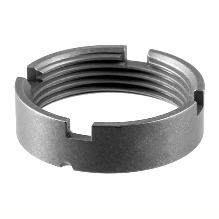 V Seven Weapon Systems AR-15 Titanium Castle Nut Unfinished Finish Compatible with AR-15