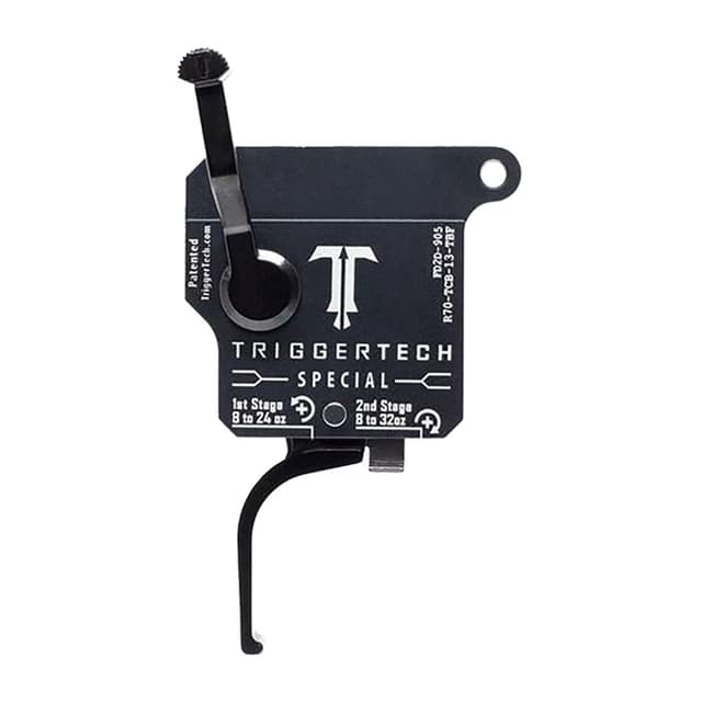 TriggerTech Rem 700 Special Two Stage Trigger PVD Pro Curved Top Safety