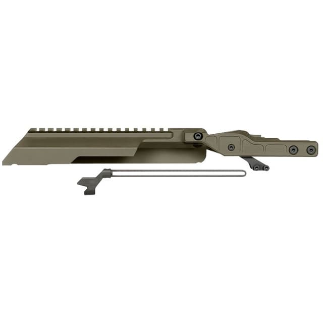 Midwest Industries AK Alpha Railed Top Cover Olive Drab Green Anodized