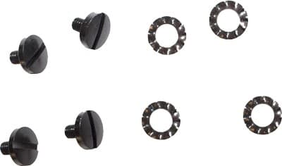 Beretta Grip Screw Kit Slotted 4 Screws 4 Washers Matte Finish