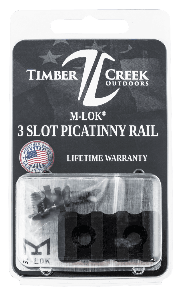 Timber Creek Outdoors M3sprbl M-lok 3 Slot Picatinny Rail