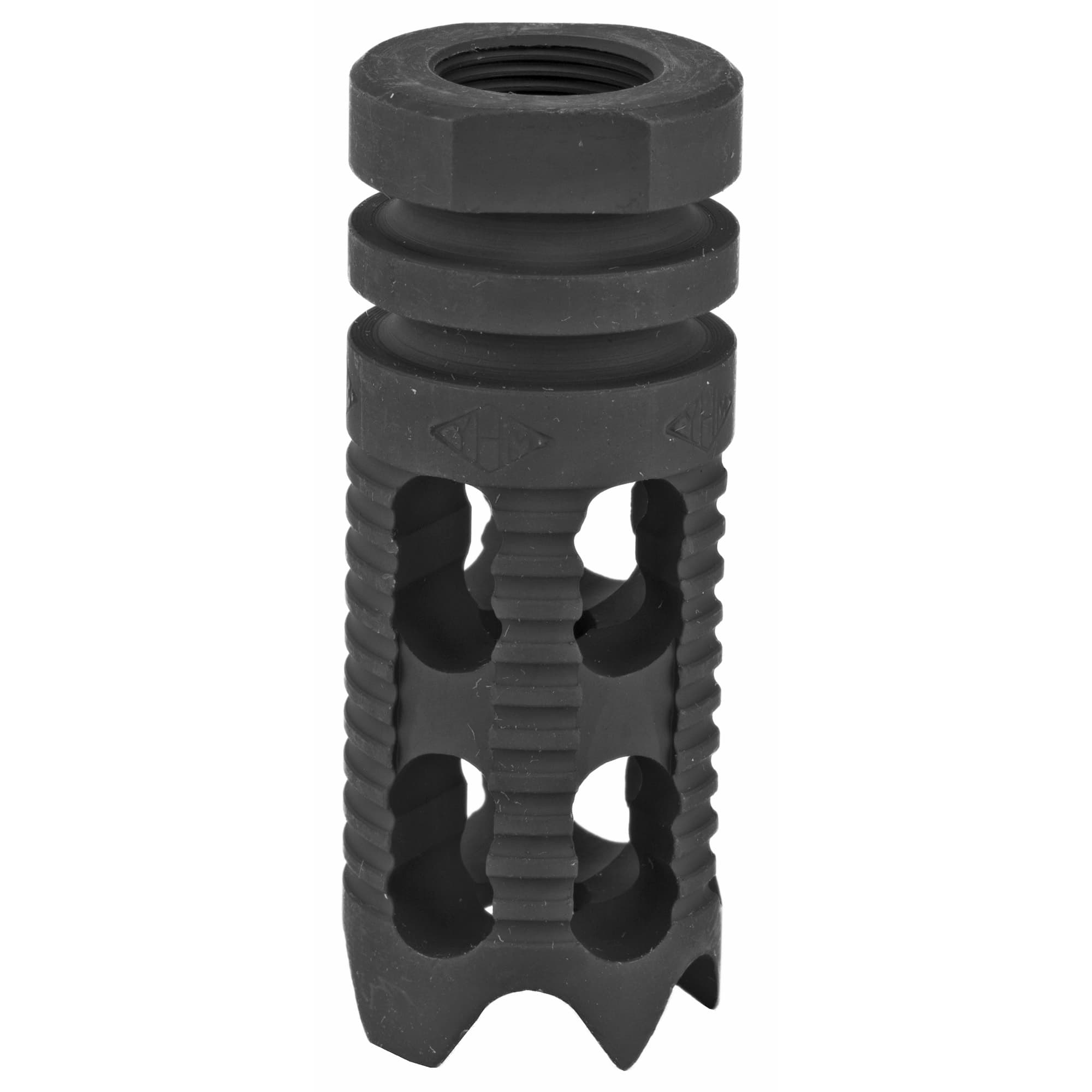 Yankee Hill 285M1 Phantom Comp/Brake with Aggressive End, 1/2"-28 tpi Threads 2.25" OAL for 5.56mm