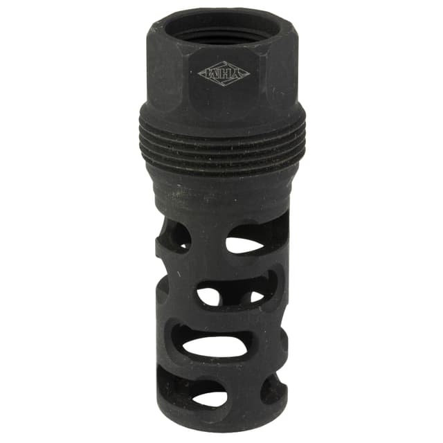 Yankee Hill 4405MB24 sRx Q.D. Muzzle Brake Long Black Phosphate Steel with 5/8"-24 tpi, 9mm, 2.30" OAL & 9.375" Diameter for sRx Adapters