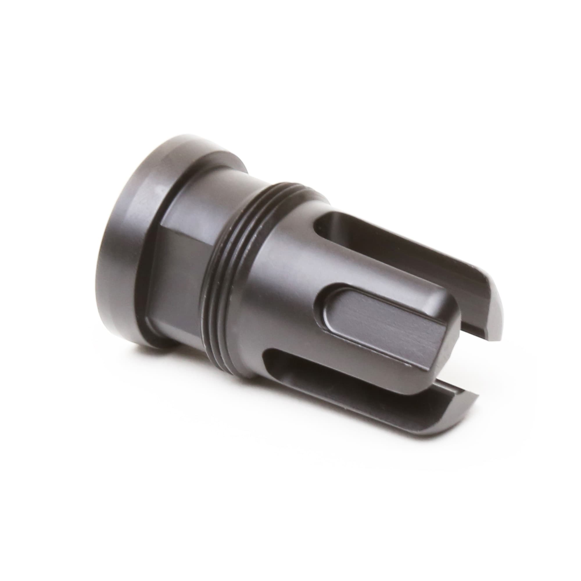 Griffin Armament TMMFH5824 Minimalist Taper Mount Flash Suppressor Black 17-4 Stainless Steel with 5/8"-24 tpi Threads, 1.80" OAL & 1.07" Diameter for 30 Cal