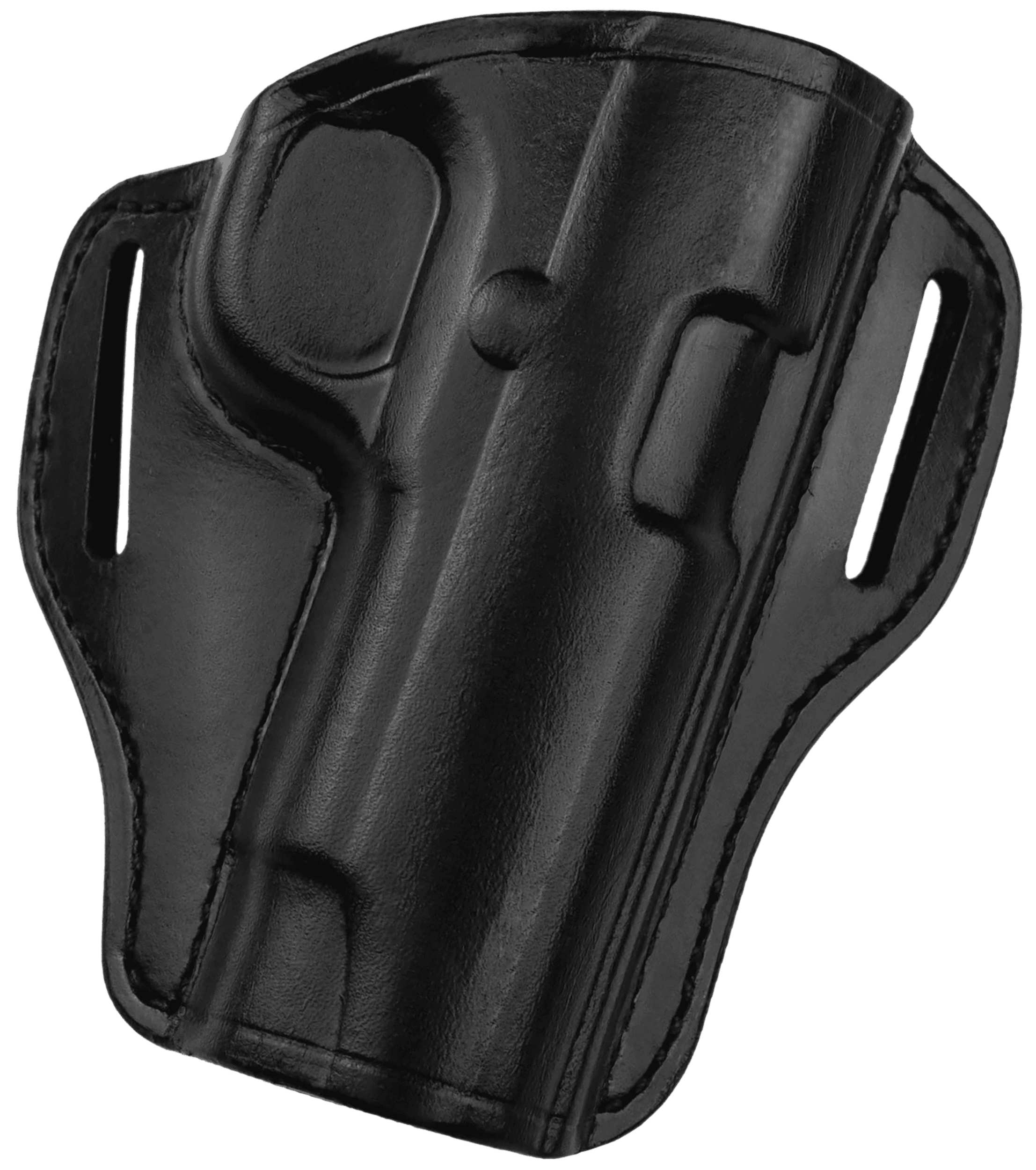 Bianchi 25018 57 Remedy OWB Size 10 Black Leather Belt Slide Fits Colt 1911 Government Right Hand