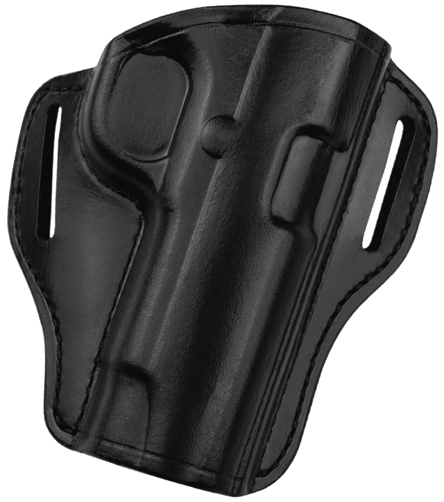 Bianchi 25018 57 Remedy OWB Size 10 Black Leather Belt Slide Fits Colt 1911 Government Right Hand