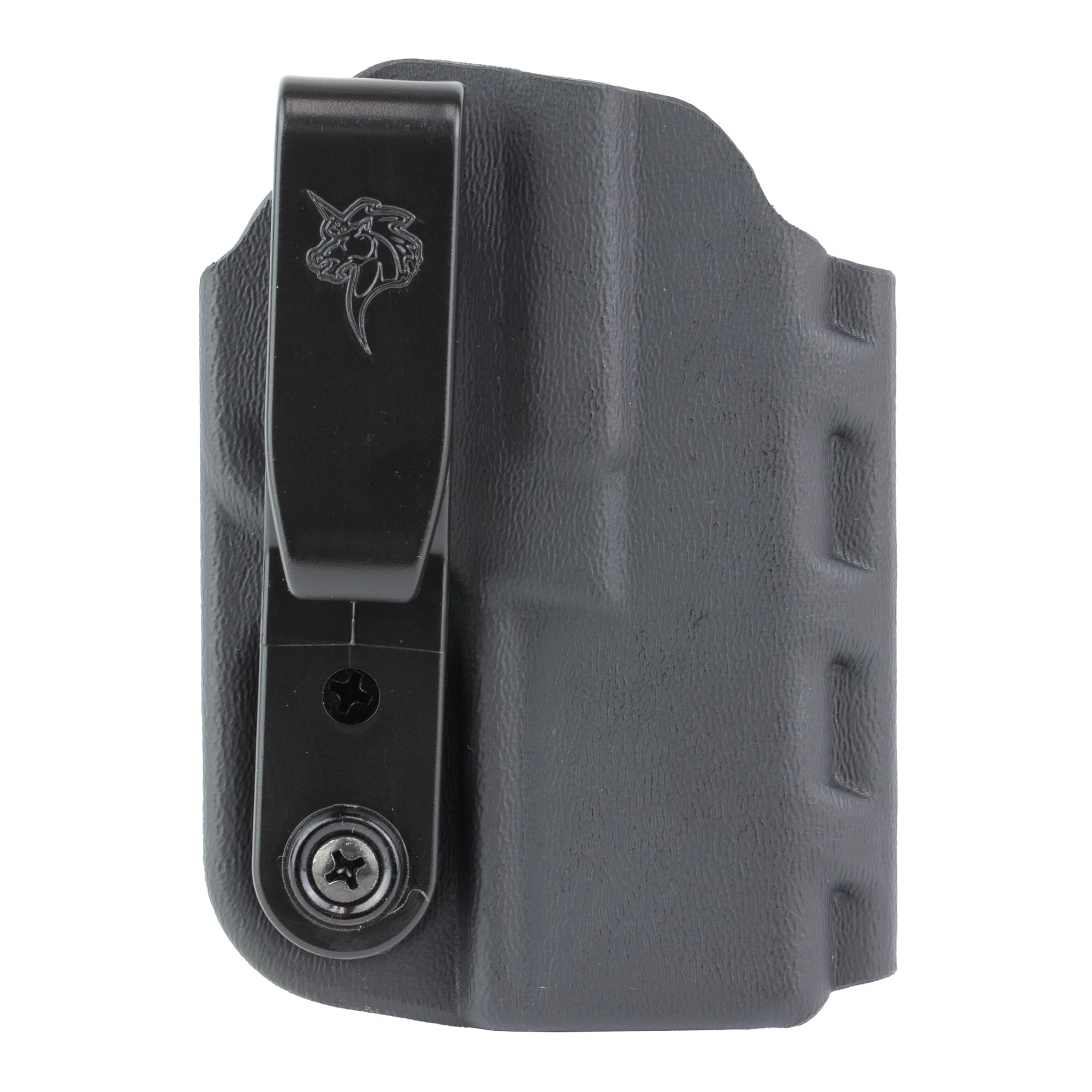 DeSantis Gunhide 137KJ2WZ0 Slim-Tuk IWB Black Kydex Belt Clip Fits Springfield Hellcat Pro Belt 1.75" Wide Ambidextrous
