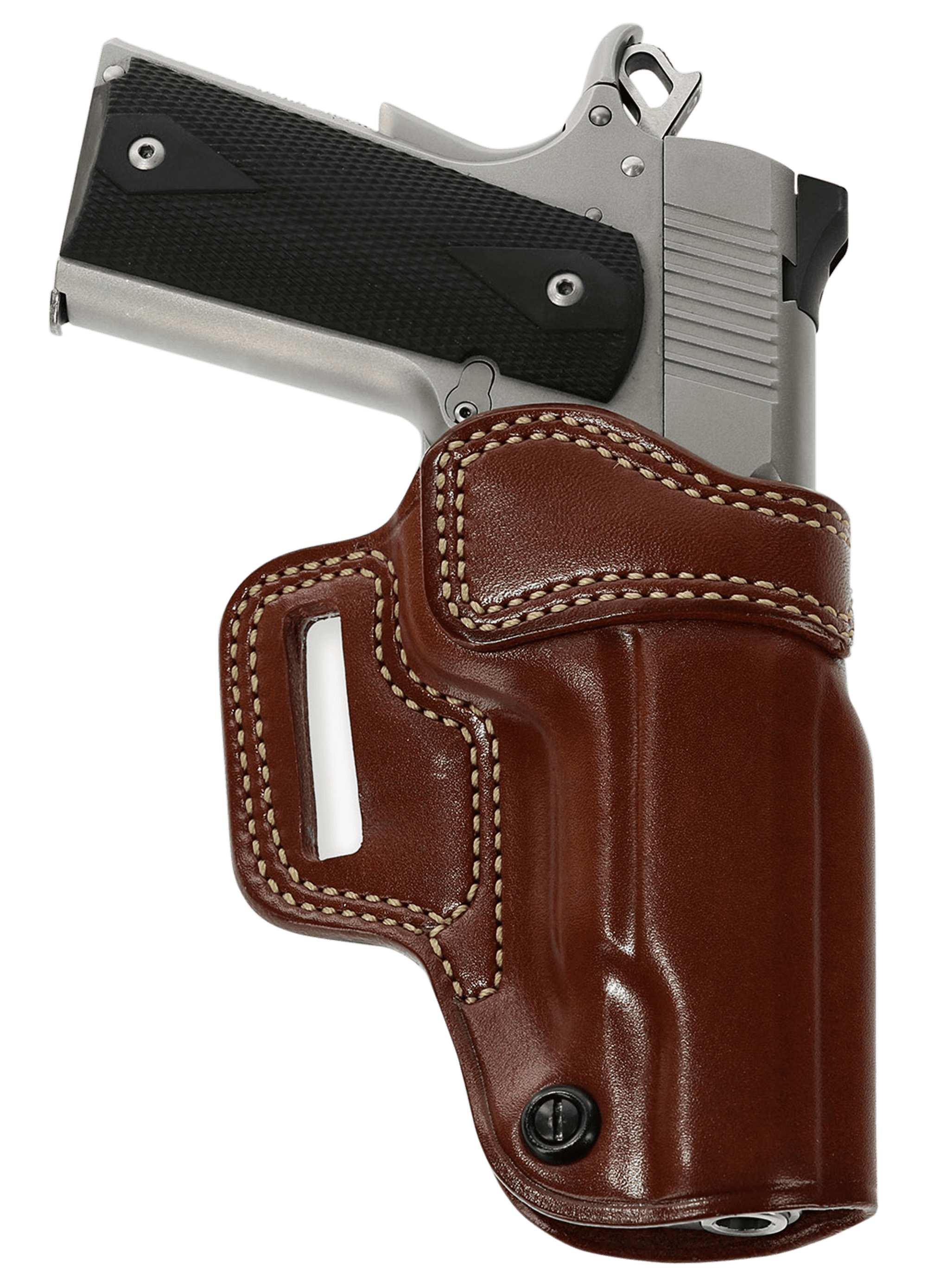 Galco AV266 Avenger OWB Tan Leather Belt Slide Fits 4-4.25" 1911