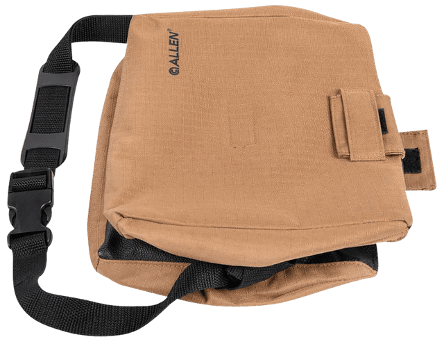 Allen 18420 Bench Shooting Bag Empty Black/Tan 600D Polyester