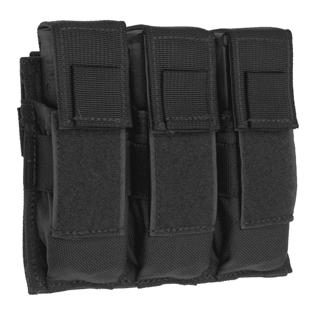 Tacshield T3603BK Universal Triple Pistol Triple Black 1000D Nylon