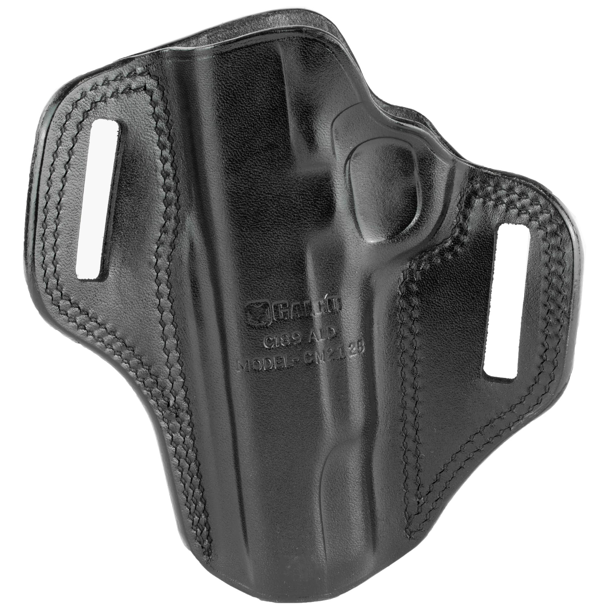 Galco CM212B Combat Master OWB Black Leather Belt Slide Fits 1911 Right Hand