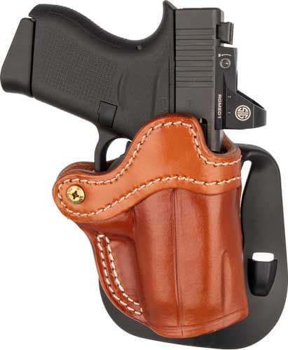 1791 Gunleather ORPDHCCBRR Paddle Holster Optic Ready OWB Size Compact Classic Brown Fits Sig P365/Taurus GX4 Compatible w/Glock 43