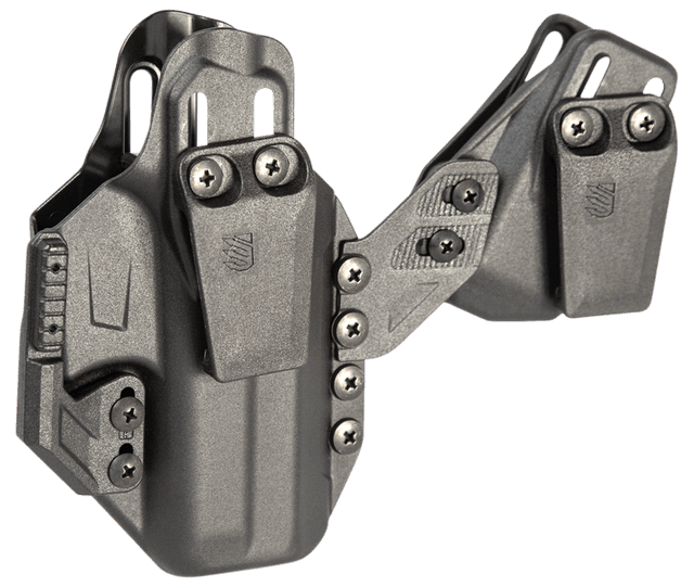 Blackhawk Stache Premium Holster Kit IWB Black Polymer Belt Clip Fits Sig P320 Compact Ambidextrous