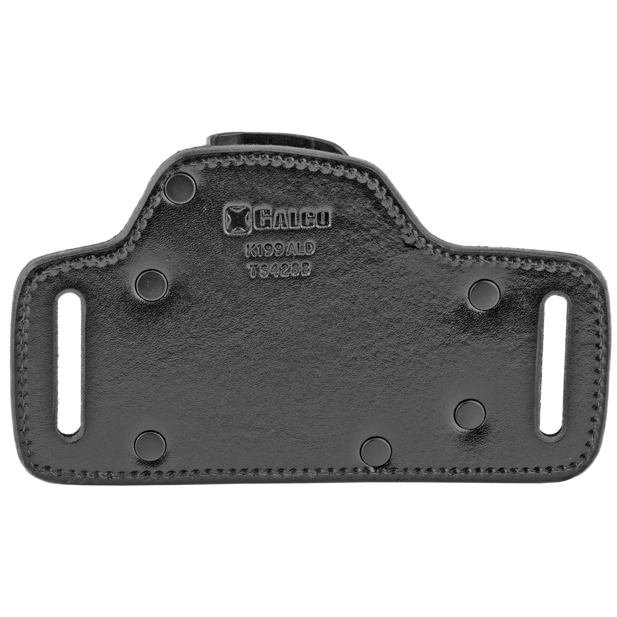 Galco TS428B TacSlide OWB Black Kydex/Leather Belt Slide Fits HK 45/45C/HK P30/USP 9/40 Right Hand