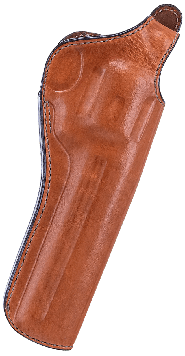 Bianchi 12678 111 Cyclone Belt Holster Size 03 OWB Open Bottom Style made of Leather with Tan Finish, Strongside/Crossdraw & Belt Loop Mount Type fits 4" Barrel S&W K-Frame for Right Hand