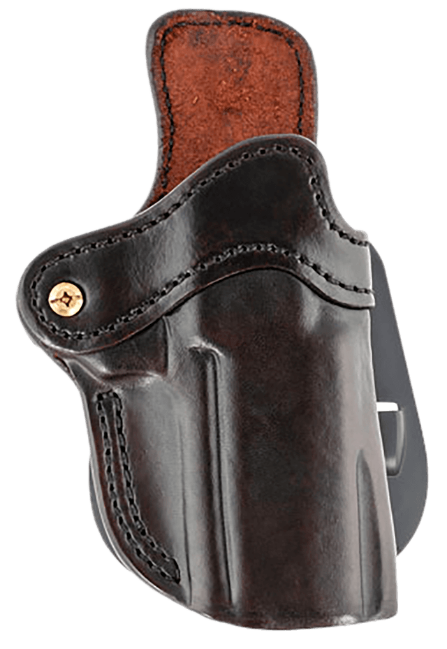1791 Gunleather ORPDH24SBRR BH2.4 Optic Ready OWB 2.4 Signature Brown Leather Paddle Fits Walther PPQ/Sig P320/Springfield XD-M